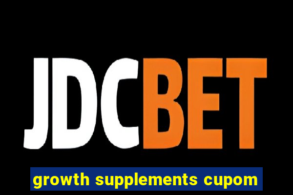 growth supplements cupom