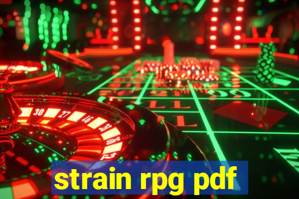 strain rpg pdf