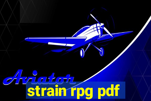 strain rpg pdf