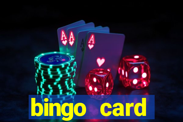 bingo card generator with pictures