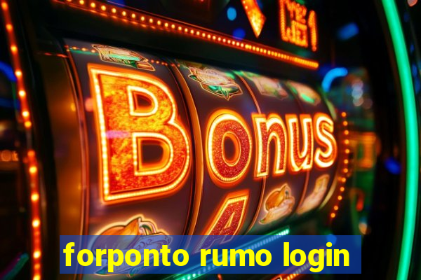 forponto rumo login