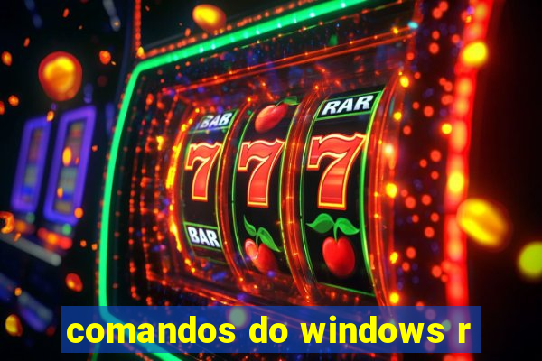 comandos do windows r