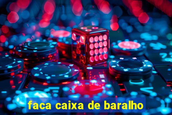 faca caixa de baralho