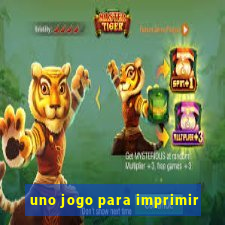 uno jogo para imprimir