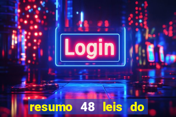 resumo 48 leis do poder pdf