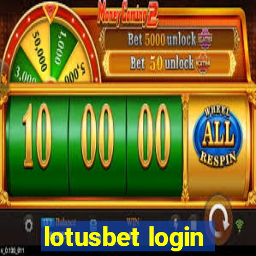 lotusbet login