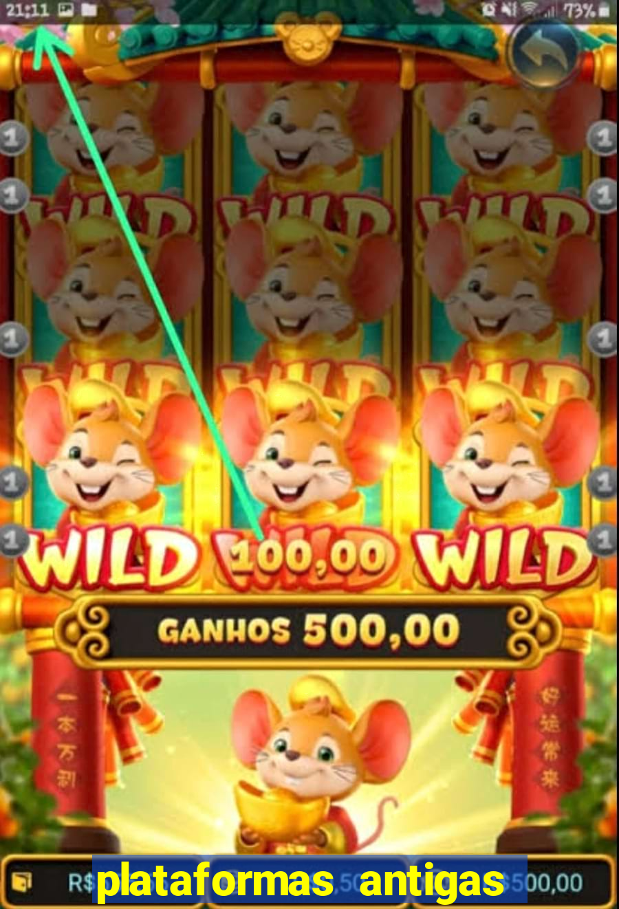 plataformas antigas de slots