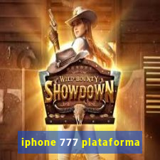 iphone 777 plataforma