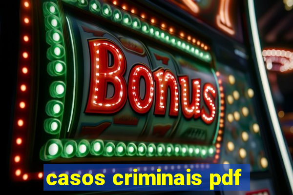 casos criminais pdf