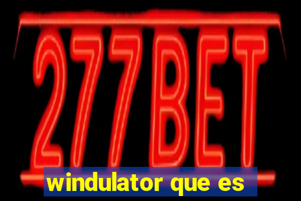 windulator que es