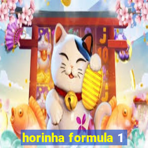 horinha formula 1