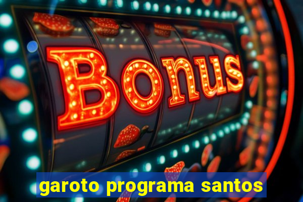 garoto programa santos