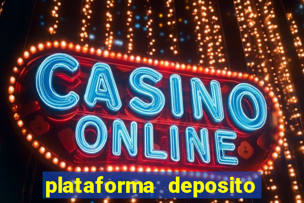 plataforma deposito 1 real fortune tiger