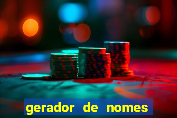 gerador de nomes para jogos