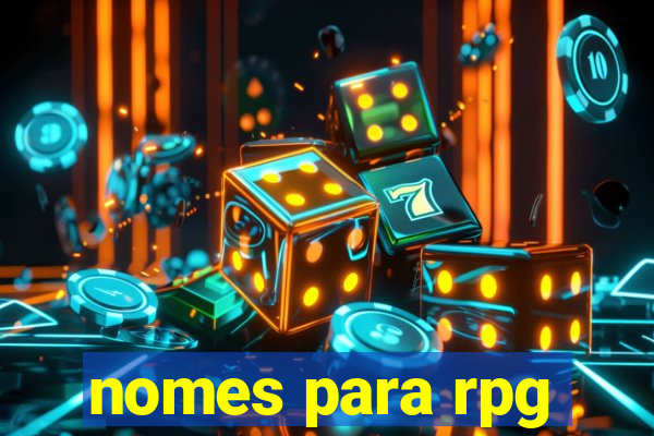 nomes para rpg