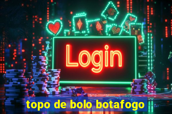 topo de bolo botafogo