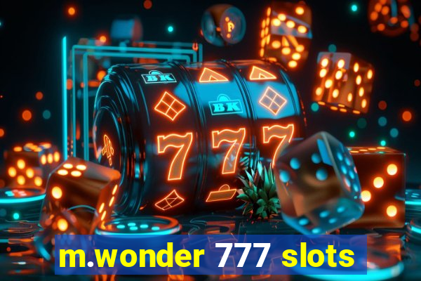 m.wonder 777 slots