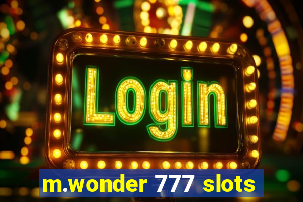 m.wonder 777 slots