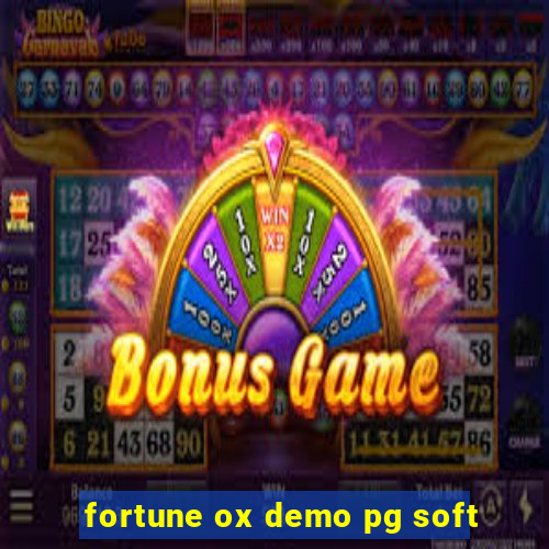 fortune ox demo pg soft