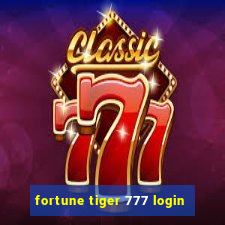 fortune tiger 777 login