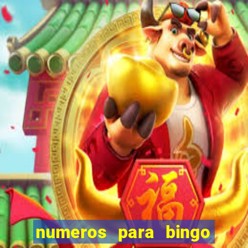 numeros para bingo de 1 a 90