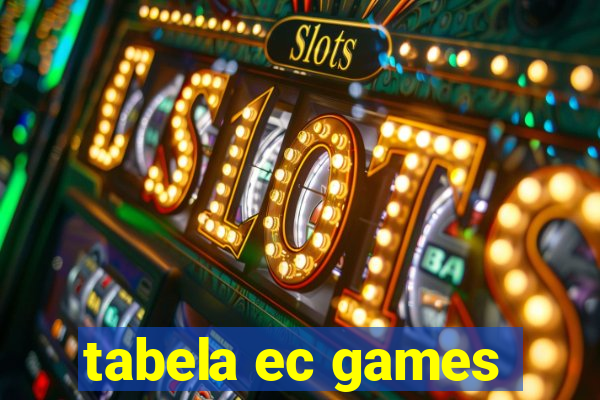 tabela ec games