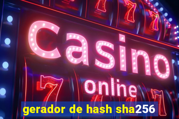 gerador de hash sha256