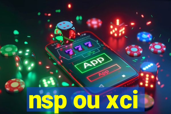 nsp ou xci