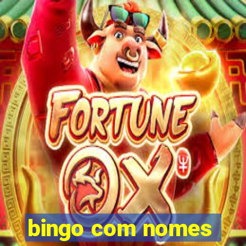 bingo com nomes