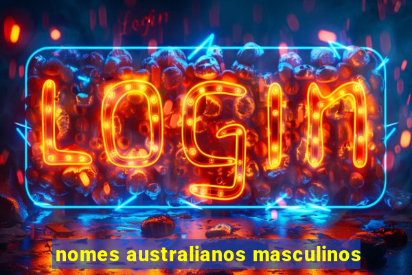 nomes australianos masculinos