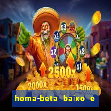 homa-beta baixo e glicose normal