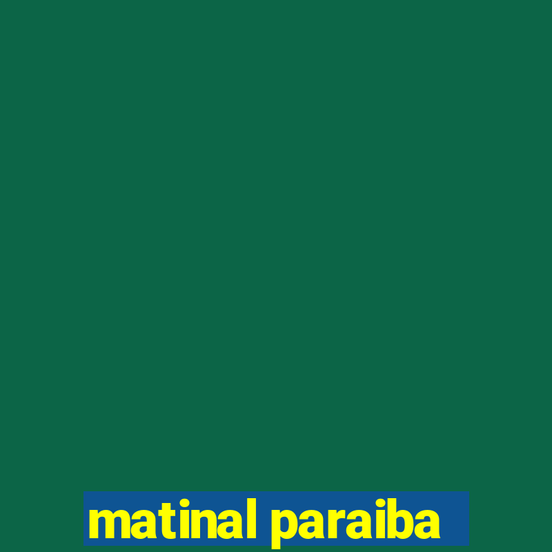 matinal paraiba