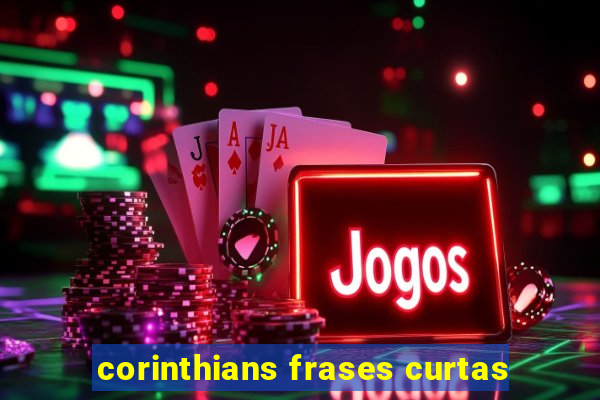 corinthians frases curtas