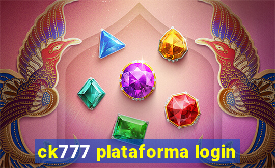 ck777 plataforma login