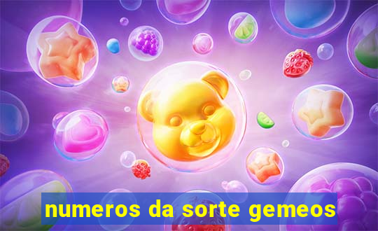 numeros da sorte gemeos