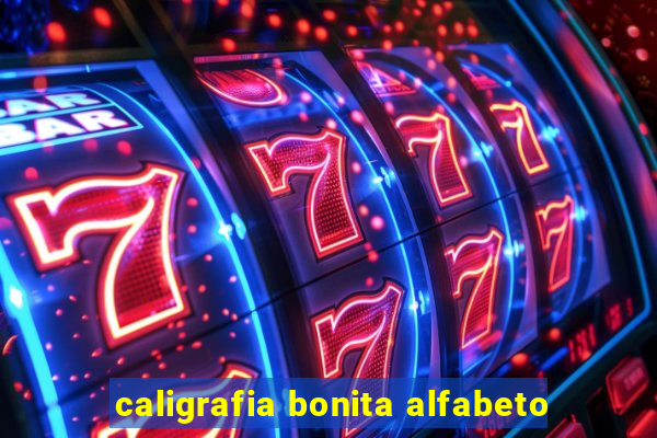 caligrafia bonita alfabeto