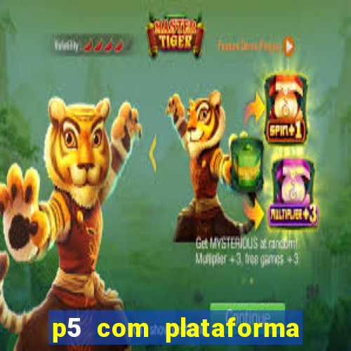 p5 com plataforma de jogos