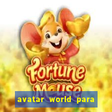 avatar world para imprimir e colorir