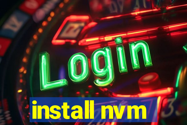 install nvm