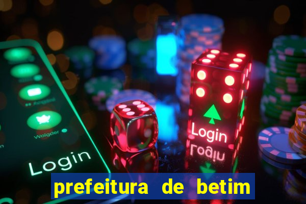 prefeitura de betim - contracheque online