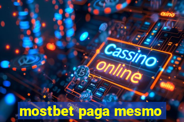 mostbet paga mesmo