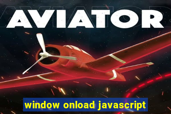 window onload javascript