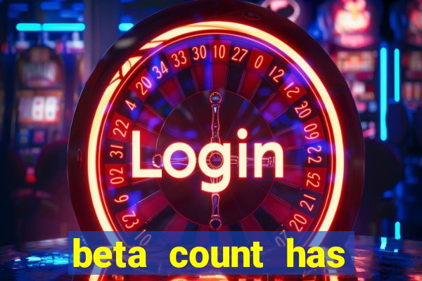 beta count has changed pt br