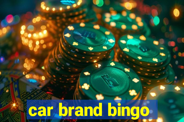 car brand bingo