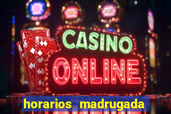 horarios madrugada fortune tiger