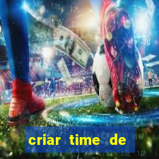 criar time de futebol simulador