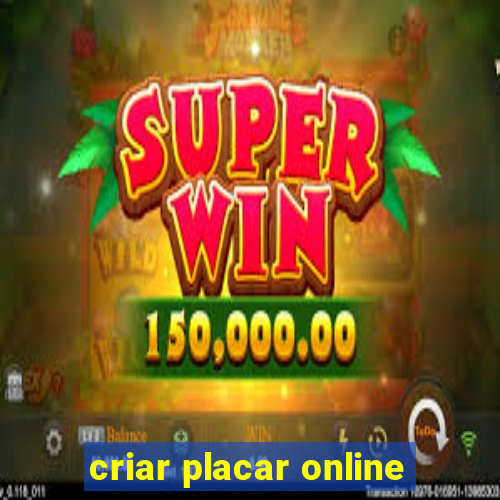 criar placar online