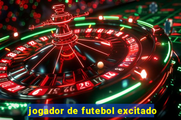 jogador de futebol excitado