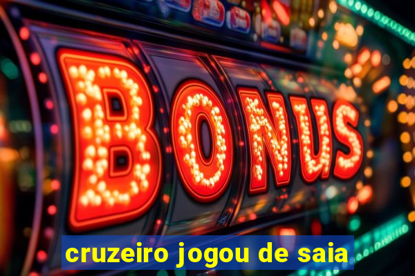 cruzeiro jogou de saia