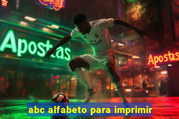 abc alfabeto para imprimir